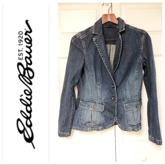 Eddie Bauer Jackets & Blazers - VINTAGE EDDIE BAUER DENIM JACKET